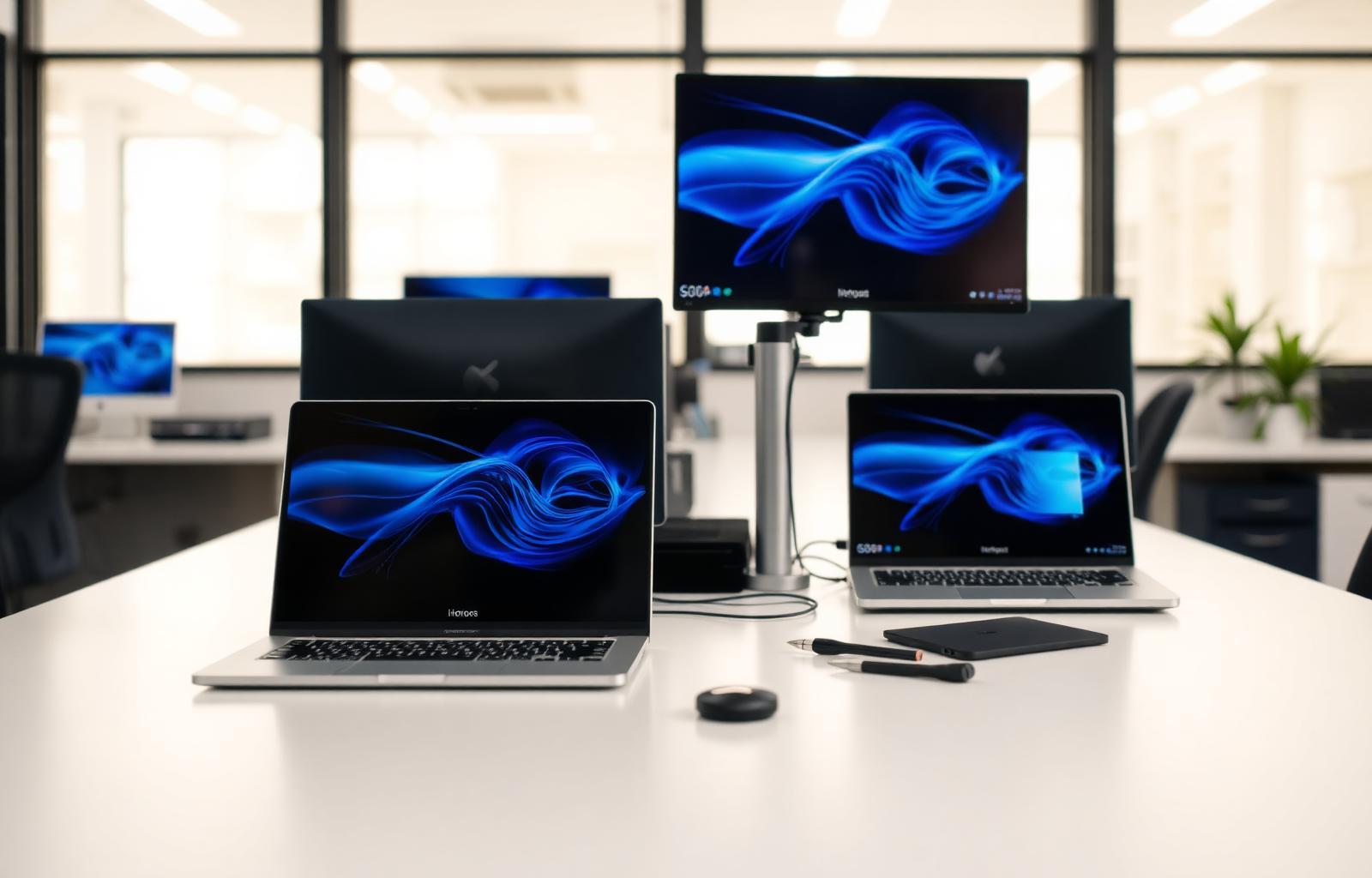Clients, Laptops & Thin Clients – Arbeitsplätze, die einfach funktionieren – im Büro, mobil und im Homeoffice. | comgie IT GmbH Münster